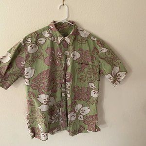 LARGE Cooke Street Mens Hawaiin Shirt Button Up